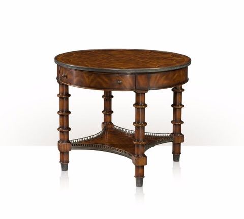 Bàn tab  Classic Carved Round Wooden Table 5005-195