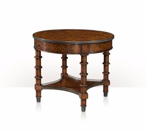Bàn tab  Classic Carved Round Wooden Table 5005-195
