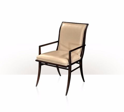 Ghế ăn cổ điển  có tay Contemporary Curved Arm Dining Chair(4100-750)