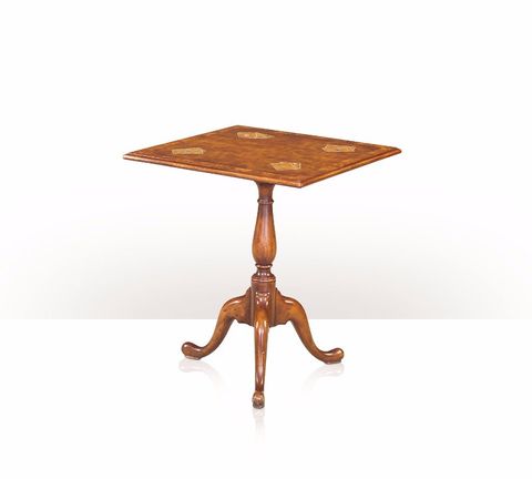 Bàn A mahogany and crossbanded rectangular tripod lamp table  5005-404
