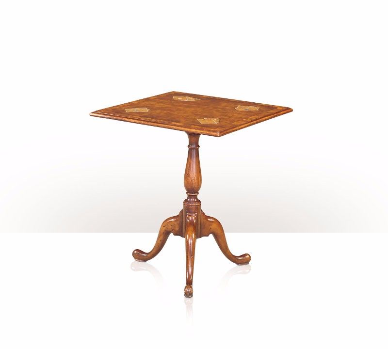 Bàn A mahogany and crossbanded rectangular tripod lamp table  5005-404
