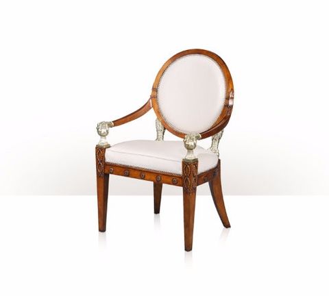 Ghế ăn cổ điển có tay Empire Medallion Back Armchair(4100-720 )