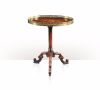 Bàn trà nhỏ viền ốp đồng thau 5005-022 ( Side Table)