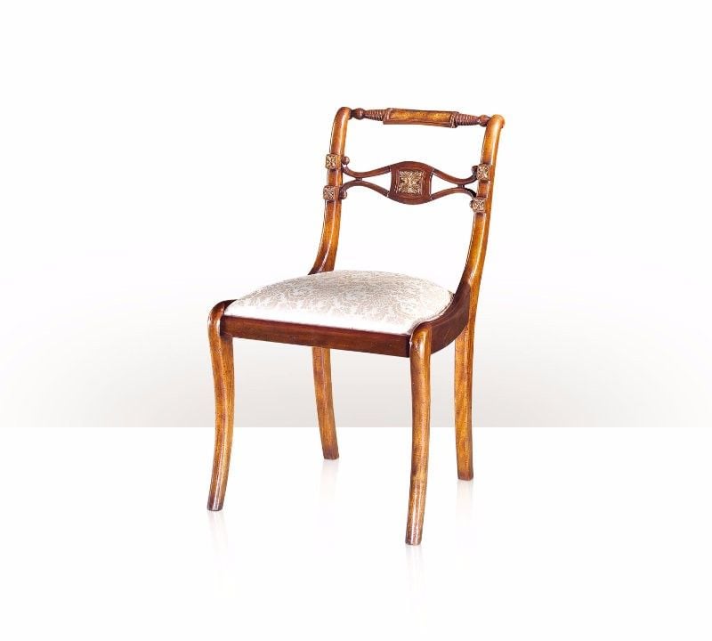 4000-587 Chair - Ghế bọc bằng đồng thau