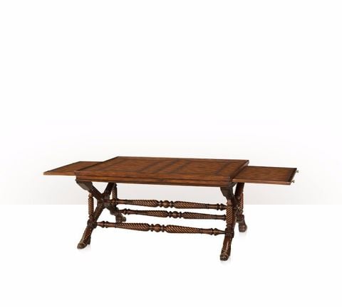 BÀN TRÀ CỔ ĐIỂN NGĂN KÉO PHỤ MỞ RỘNG (5100-042)