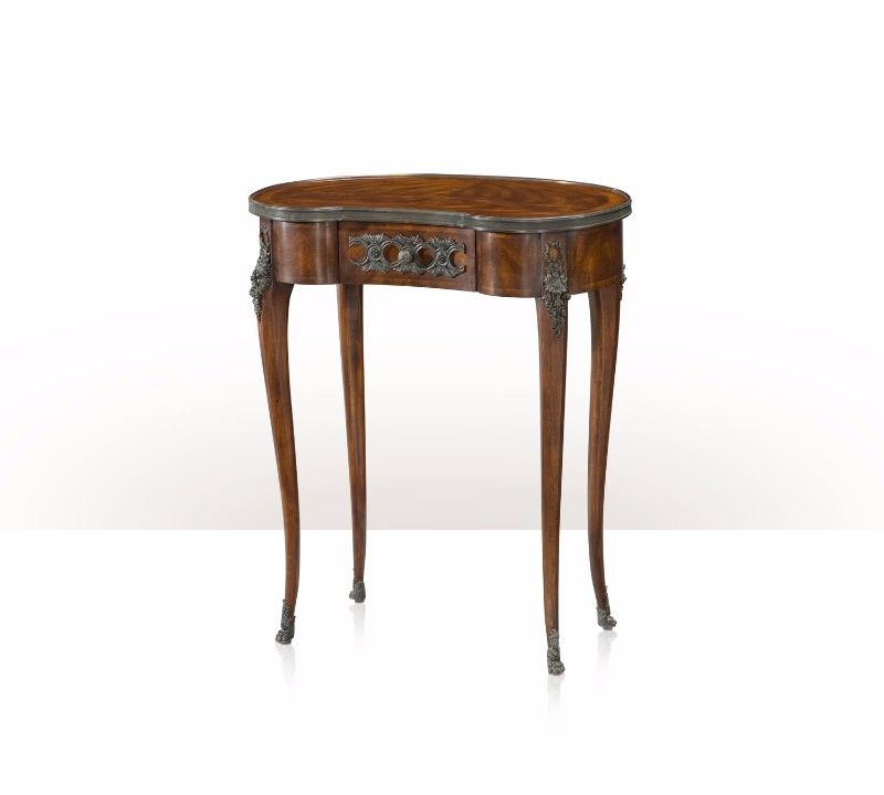 5005-108 Table - Bàn A cerejeira kidney shaped lamp table