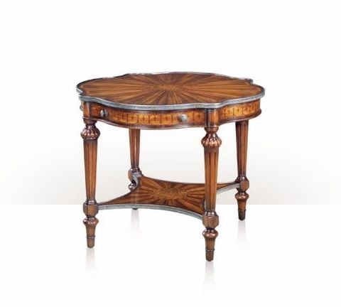 BÀN TRÀ CỔ ĐIỂN LOUIS 16 Segmented Sunburst