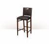 Ghế quầy bar Modern Leather Bar Stool with Handle Backrest(4200-106 )