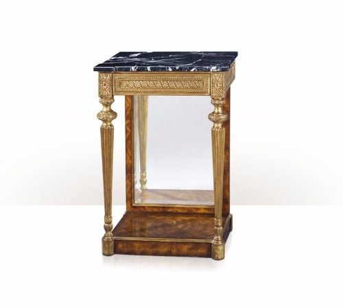 5302-077 Table - Bàn A cerejeira, gilt and marble top pier table