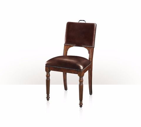 Ghế ăn cổ điển Classic Walnut Leather Dining Chair (4000-611)