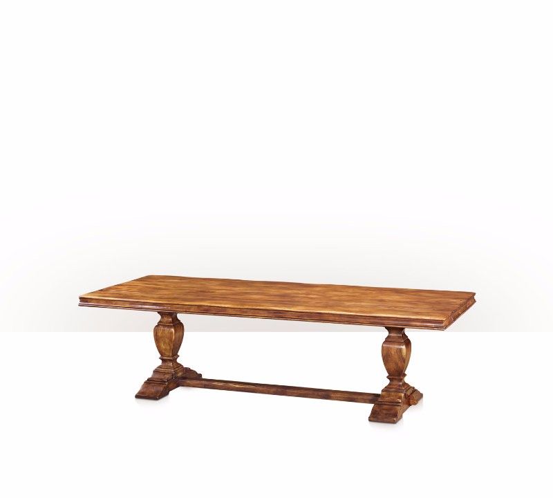 Bàn Ăn Cổ Điển Gỗ Xà Cừ Màu Nâu Phong Cách Ý (5400-070)