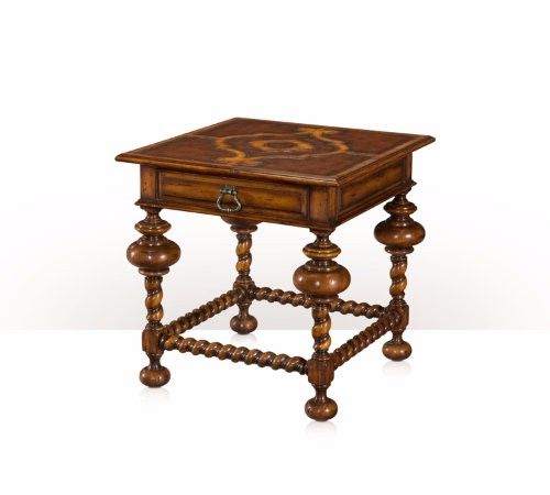 BÀN TRÀ NHỎ CỔ ĐIỂN CHÂN TIỆN XOẮC ÓC 5005-621 (Side Table)