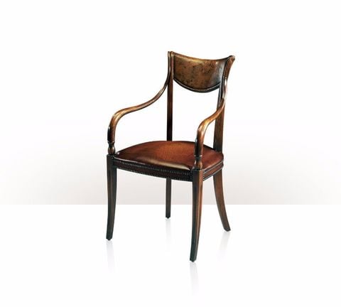 Ghế ăn cổ điển có tay Neoclassical Bow-Back Armchair(4100-097 )