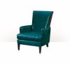 Ghế Bành Teal High-Back Leather Accent Chair(4233-128)