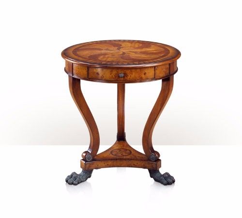 Bàn Artistic Round Wooden Table with Claw Feet 5005-228