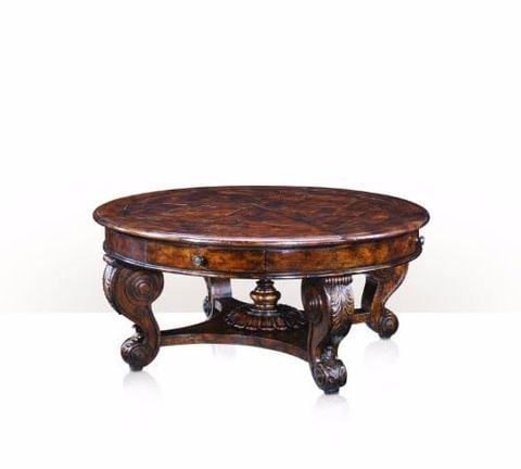 BÀN TRÀ CỔ ĐIỂN LOUIS 15 MÀU RUSTIC KIỂU Ý (5100-172 )