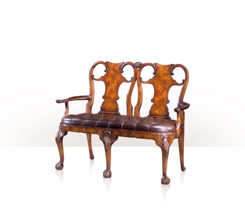 Ghế đôn Antique Chippendale Double Chair Bench 4500-049