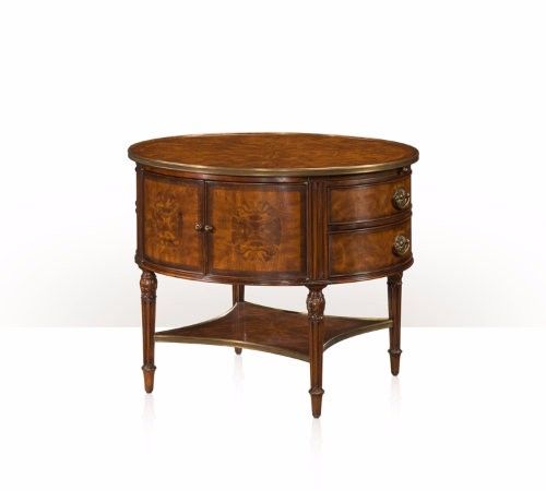 Bàn Classic Round Wooden Cabinet Table  5005-337