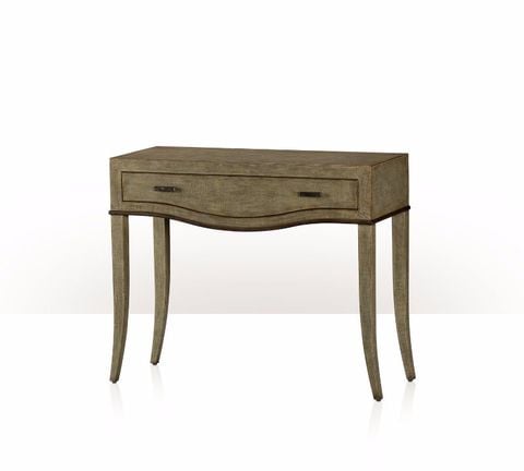 bàn console bằng gỗ phong cách cổ điển