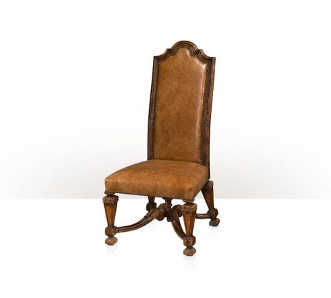 Ghế ăn cổ điển Antique Style Leather Dining Chair