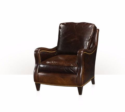 Ghế bành Chesterfield Curved Arm Leather Chair(4233-120 )