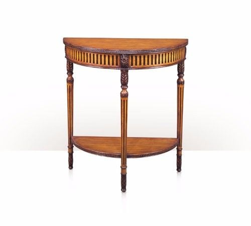5300-109 Table - Bàn A hand carved pine console table