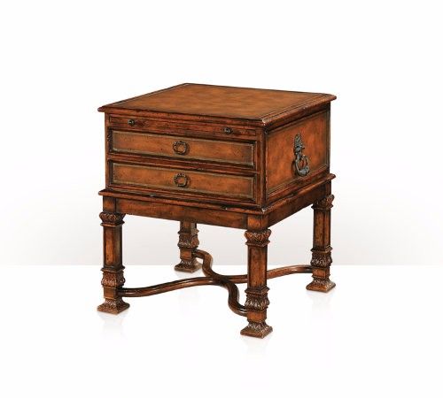 Bàn Classic Wooden Side Table with Drawers ✨5033-096