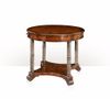 Bàn An ash burl circular centre table 5005-226