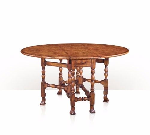 BÀN ĂN CỔ ĐIỂN TRÒN PHONG CÁCH ĐỒNG QUÊ ANH (5405-018)