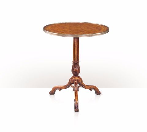 Bàn A laurel burl, mahogany and brass inlaid tripod lamp table 5005-438