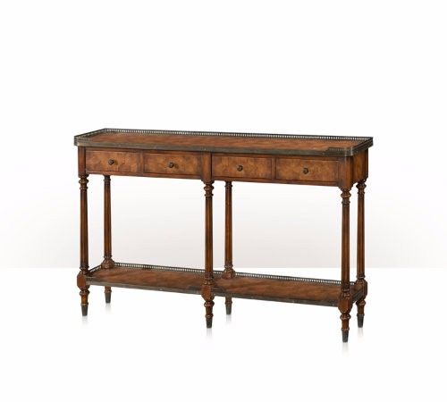 BÀN TRANG TRÍ CỔ ĐIỂN PHONG CÁCH LOUIS 16 HỌA TIẾT ĐỒNG THAU( 5333-005 )