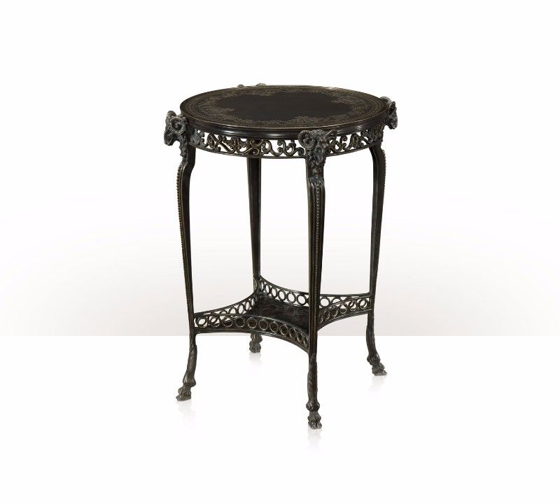 Bàn Antique Cast Iron Side Table