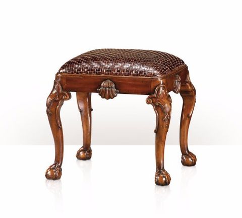 4400-213 Chair - A hand carved footstool