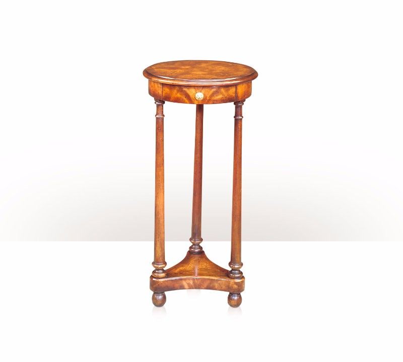 5005-380 Table - Bàn A mahogany circular lamp / plant table