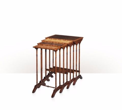 Bàn Antique Wooden Nesting Tables 5005-564