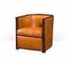 Ghế bành Modern Barrel Back Leather Lounge Chair(4233-124)