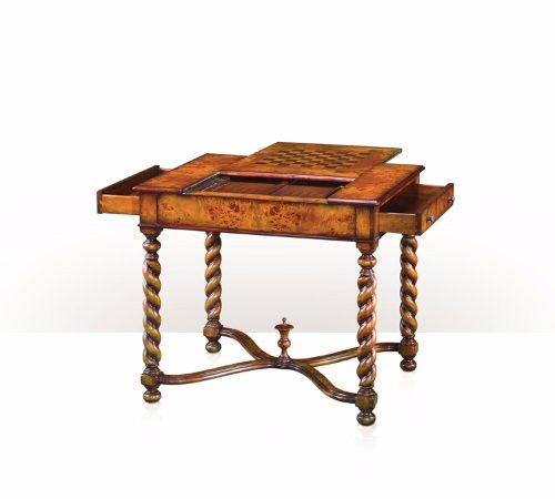 Bàn Antique Chess Table with Spiral Legs 5205-014