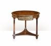 Bàn tab Classic Round Carved Table 5005-218
