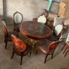 BỘ BÀN ĂN TRÒN CỔ ĐIỂN KING CHAIR