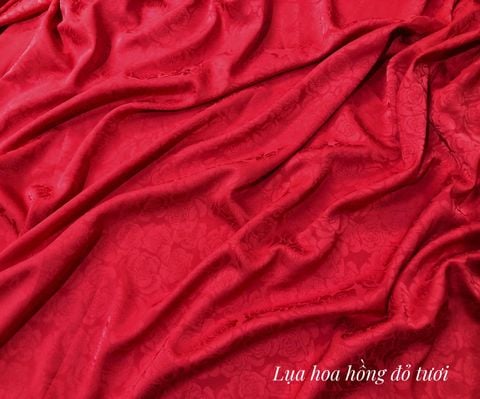  Gấm lụa hoa hồng 