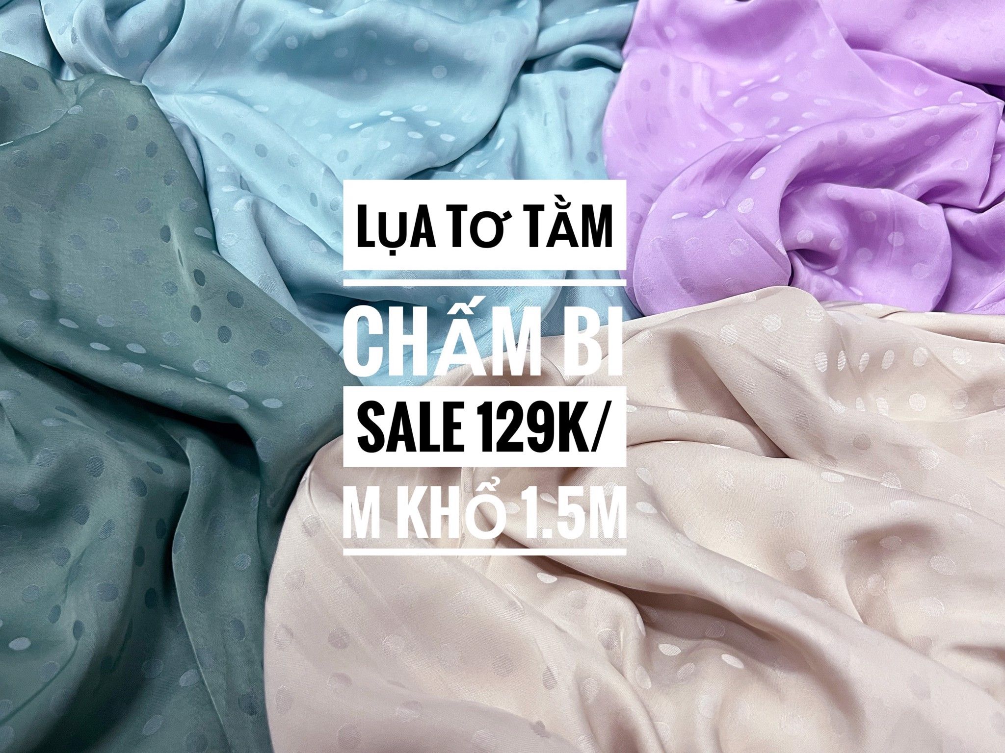 LỤA TƠ TẰM CHẤM BI