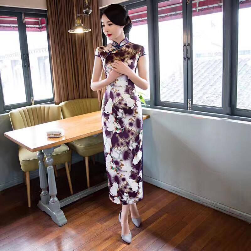 Sườn Xám Dài SX1003