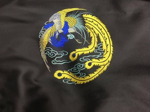  Gấm Khổ Rộng Ấn Phượng 