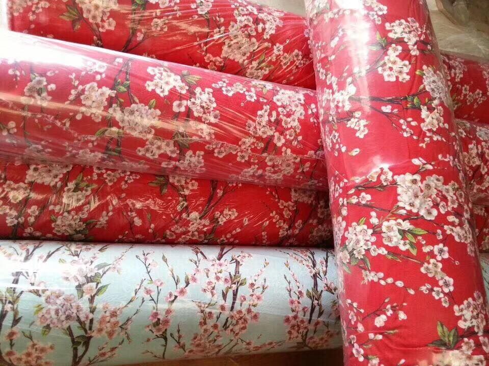 Gấm Hoa Đào khổ 1.5m - HẾT