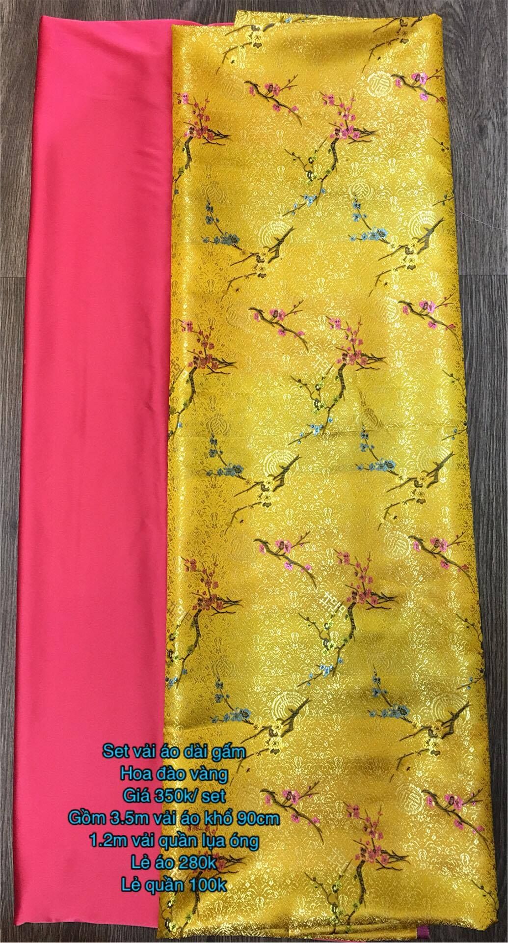 Hoa Đào khổ 90cm -HẾT
