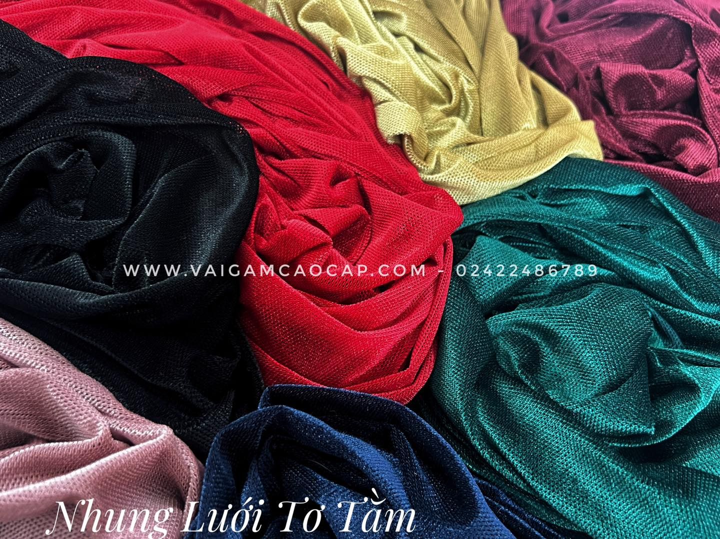 Nhung lưới tơ tằm