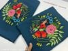 Vải Linen Thêu Tay