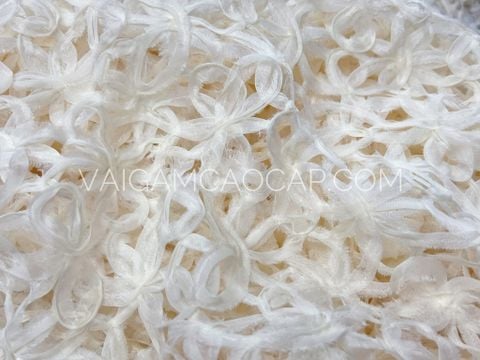 Vải ren kết hoa 