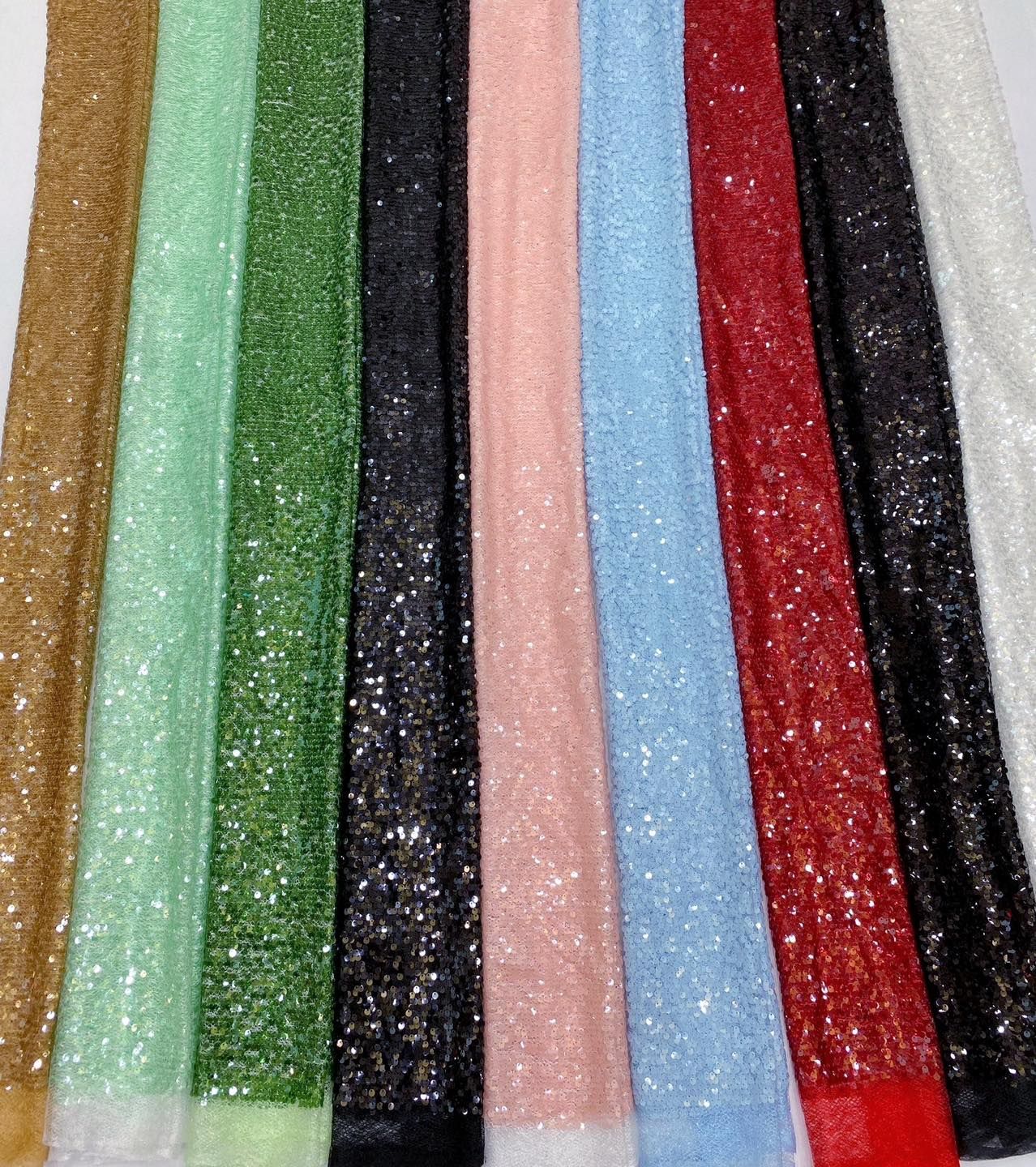 Vải Sequin Lưới