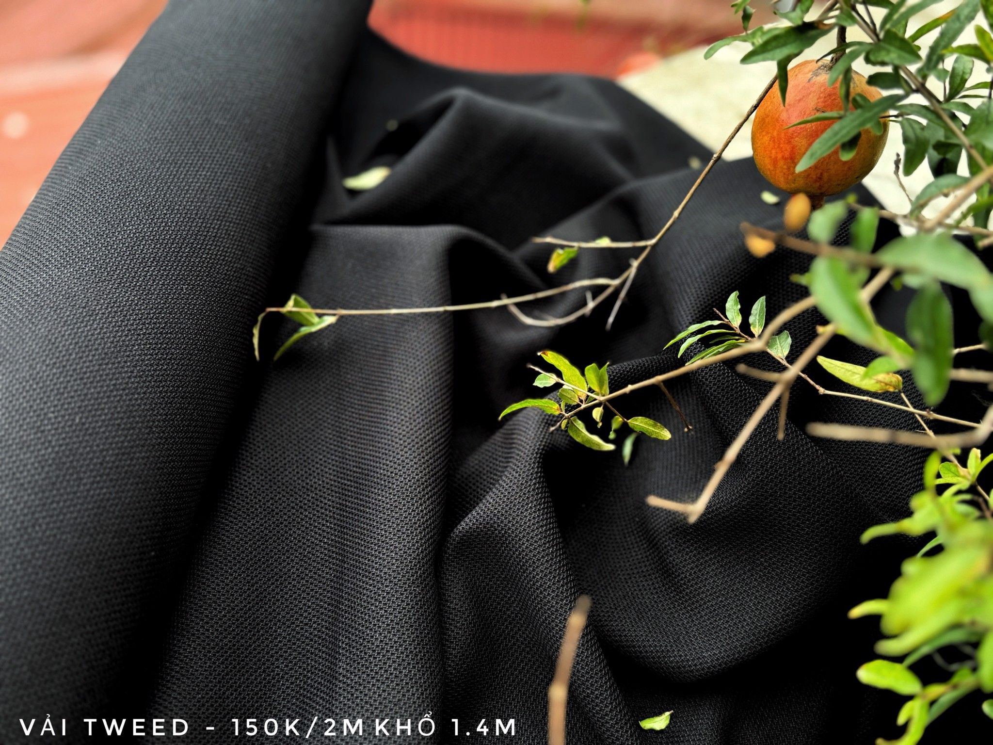 Combo 2m Tweed Chéo Đen